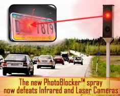 No More Red Light Camera Tickets. Make Your Car Invisible To Police Speed  Cameras With Our License Plate Cover, PhotoBlocker Spray, Radar Detectors,  GPS, GPS Camera Detectors. Got A Traffic Ticket? Don't