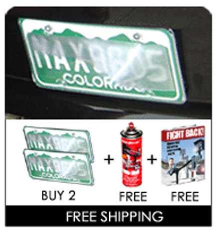 License Plate Red Light Camera Blocker and PhotoStopper Spray as Seen on TV  (2) for sale online